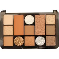 Gold Pretty 13 Colors Professıonal Make-Up Charmıng Eyes 01 Toz Glitter-Mat Far Paleti