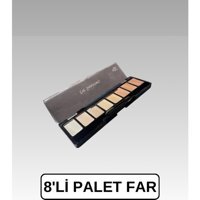 Lisabella Professional Make-Up 8 Li Far Paleti 03 Toz Mat Far Paleti