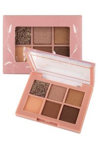 Serashine 6 Renkli 03 Toz Glitter-Mat Palet Göz Farı