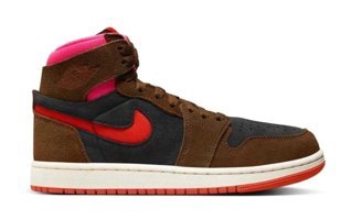 Nike Air Jordan 1 Zoom Cmft 2 DV1305-206 Bağcıklı Kadın Günlük Ayakkabı Kahverengi