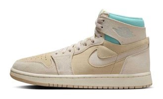 Nike Air Jordan 1 Zoom Cmft 2 DV1305-101 Bağcıklı Kadın Günlük Ayakkabı Pudra