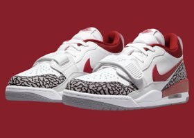 Nike Air Jordan Legacy 312 Low FQ7827-106 Bağcıklı Kadın Günlük Ayakkabı Kırmızı
