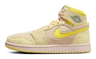 Nike Air Jordan 1 Zoom Cmft 2 DV1305-800 Bağcıklı Kadın Günlük Ayakkabı Sarı