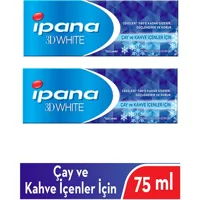 İpana 3D White Beyazlık Naneli Florürlü Diş Macunu 10x75 ml