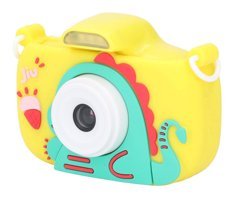 Generic Sevimli Dinazor 2.4 inç Mini Full HD Kompakt Dijital Fotoğraf Makinesi Sarı