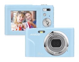 Andoer D11759Bl Full HD Kompakt Dijital Fotoğraf Makinesi Açık Mavi