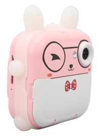 Generic Sevimli Tavşan 2.4 inç Mini Full HD Kompakt Dijital Fotoğraf Makinesi Pembe