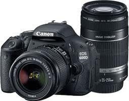 Canon Eos 600D 18-55 mm 4K DSLR Dijital Fotoğraf Makinesi Siyah