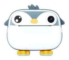 Mengtuo Sevimli Penguen Mini Full HD Kompakt Dijital Fotoğraf Makinesi Gri