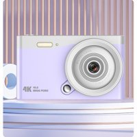 Ikkb S10 4K Kompakt Dijital Fotoğraf Makinesi Mor