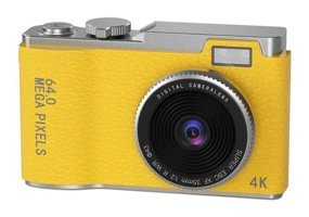 Ikkb A1000 4K Kompakt Dijital Fotoğraf Makinesi Sarı