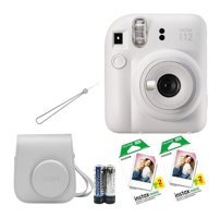 Fujifilm Instax Mini 12 Şipşak Mini Full HD Kompakt Dijital Fotoğraf Makinesi Beyaz + 40 Adet Fotoğraf Filmi