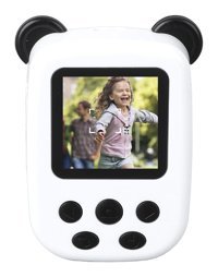 Focket Sevimli Panda Mini Full HD Kompakt Dijital Fotoğraf Makinesi Beyaz