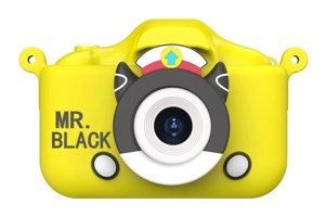 Mengtuo Mr.Black Mini Full HD Kompakt Dijital Fotoğraf Makinesi Sarı