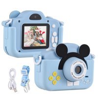 Tignapoo Micky Mini Mini Full HD Kompakt Dijital Fotoğraf Makinesi Açık Mavi