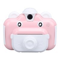 Generic Kurbağa 2.4 inç Mini Full HD Kompakt Dijital Fotoğraf Makinesi Pembe