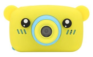 Yunseity Sevimli Ayı Mini Full HD Kompakt Dijital Fotoğraf Makinesi Sarı