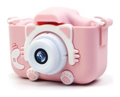 Hallow D10587P Mini Full HD Kompakt Dijital Fotoğraf Makinesi Pembe