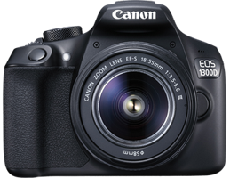 Canon Eos 1300D 18-55 mm Full HD DSLR Dijital Fotoğraf Makinesi Siyah