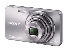 Sony Dsc-W570 Full HD Aynasız Dijital Fotoğraf Makinesi Gümüş
