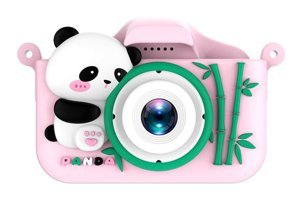 Mengtuo Sevimli Panda Mini Full HD Kompakt Dijital Fotoğraf Makinesi Pembe