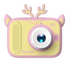 Hallow D12247P-1 Mini Full HD Kompakt Dijital Fotoğraf Makinesi Pembe
