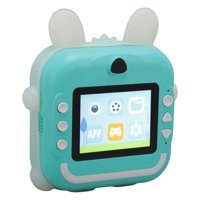 Generic Sevimli Tavşan 2.4 inç Mini Full HD Kompakt Dijital Fotoğraf Makinesi Yeşil