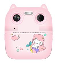Ikkb Kabarcık Denizkızı Full HD Kompakt Dijital Fotoğraf Makinesi Pembe