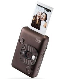 Fujifilm Instax Mini Liplay Şipşak Mini Full HD Kompakt Dijital Fotoğraf Makinesi Koyu Kahverengi