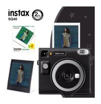 Fujifilm Instax Sq40 Şipşak Full HD Kompakt Dijital Fotoğraf Makinesi Siyah + 20 Adet Foroğraf Filmi