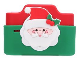 Asixxsix Noel Baba Mini Full HD Kompakt Dijital Fotoğraf Makinesi Kırmızı-Yeşil