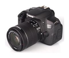 Canon Eos 700D 18-135 mm 4K DSLR Dijital Fotoğraf Makinesi Siyah