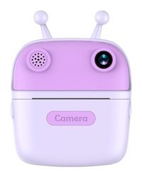 Mengtuo Sevimli Salyangoz Mini Full HD Kompakt Dijital Fotoğraf Makinesi Mor