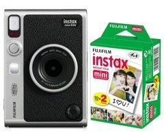 Fujifilm İnstax Mini Evo Şipşak Mini Full HD Kompakt Dijital Fotoğraf Makinesi Siyah + 20 Adet Fotoğraf Filmi