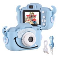 Bangyi Sevimli Canavar Mini Full HD Kompakt Dijital Fotoğraf Makinesi Mavi