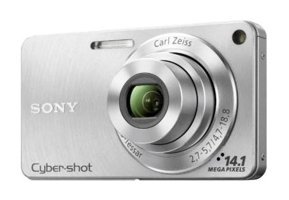 Sony Dsc-W350 Full HD Aynasız Dijital Fotoğraf Makinesi Gümüş