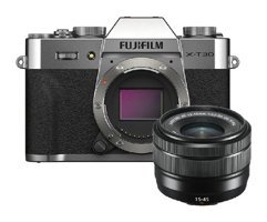 Fujifilm X-T30Iı 15 - 45 mm Full HD Kompakt Dijital Fotoğraf Makinesi Gümüş