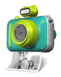 Ikkb Karikatür Mini Full HD Kompakt Dijital Fotoğraf Makinesi Yeşil