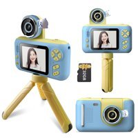 Andoer 2.4 inç Mini Full HD Kompakt Dijital Fotoğraf Makinesi Mavi