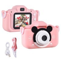 Andoer Micky Mini Mini Full HD Kompakt Dijital Fotoğraf Makinesi Pembe