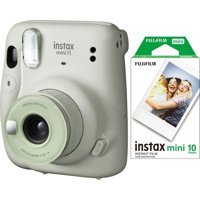 Fujifilm Instax Mini 11 Şipşak Mini Full HD Kompakt Fotoğraf Makinesi Yeşil + 10 Adet Fotoğraf Filmi