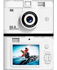 Ikkb M16 Mini Full HD Kompakt Dijital Fotoğraf Makinesi Beyaz