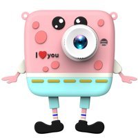 Bangyi Domuz Mini Full HD Kompakt Dijital Fotoğraf Makinesi Pembe