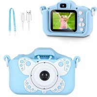 Generic Sevimli Kelebek Mini Full HD Kompakt Dijital Fotoğraf Makinesi Mavi