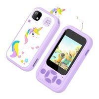 Mengtuo Sevimli Unicorn Mini Full HD Kompakt Dijital Fotoğraf Makinesi Mor