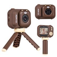 Tignapoo Adm-01 Mini Full HD Kompakt Dijital Fotoğraf Makinesi Koyu Kahverengi