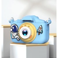 Mengtuo Astronot Şipşak Mini Full HD Kompakt Dijital Fotoğraf Makinesi Mavi