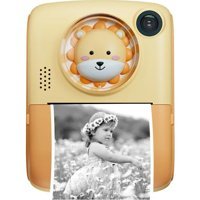 Qasul Sevimli Aslan Şipşak Mini Full HD Kompakt Dijital Fotoğraf Makinesi Sarı