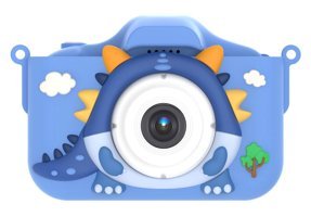 Tfixol Dinozor Full HD Kompakt Dijital Fotoğraf Makinesi Mavi