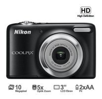 Nikon Coolpix L25 Full HD Kompakt Dijital Fotoğraf Makinesi Siyah